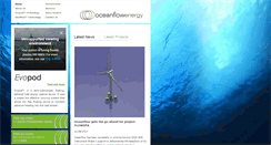 Desktop Screenshot of oceanflowenergy.com